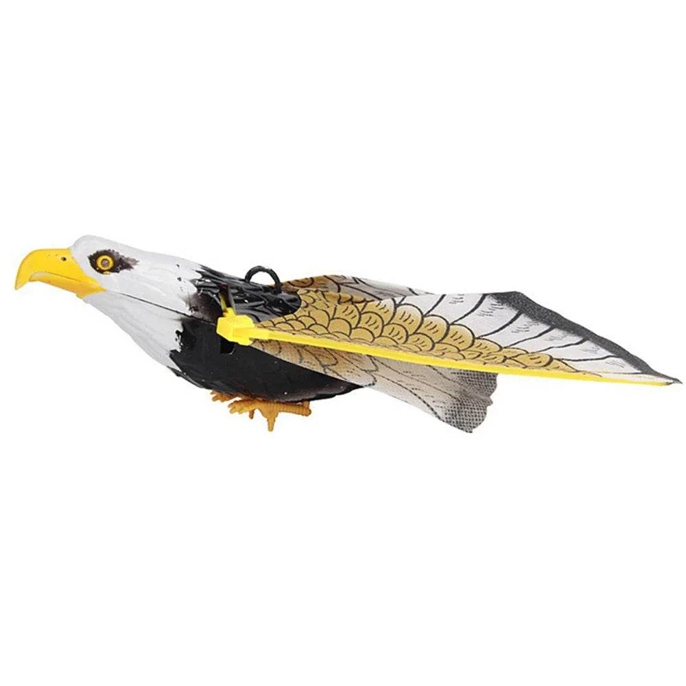 Jouet électrique pour animaux de compagnie, Simulation de faux aigle, Rotation électronique, oiseau suspendu, interactif, taquin, chat, chien, modèle silencieux - Animaleriex