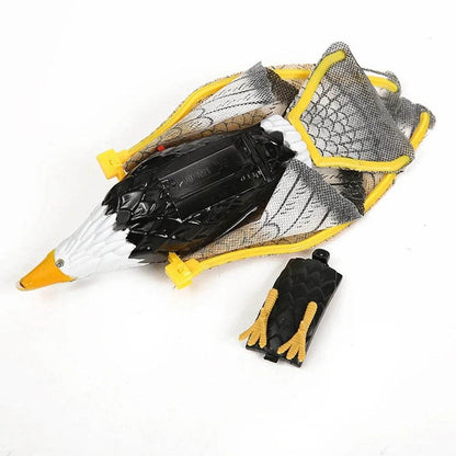 Jouet électrique pour animaux de compagnie, Simulation de faux aigle, Rotation électronique, oiseau suspendu, interactif, taquin, chat, chien, modèle silencieux - Animaleriex