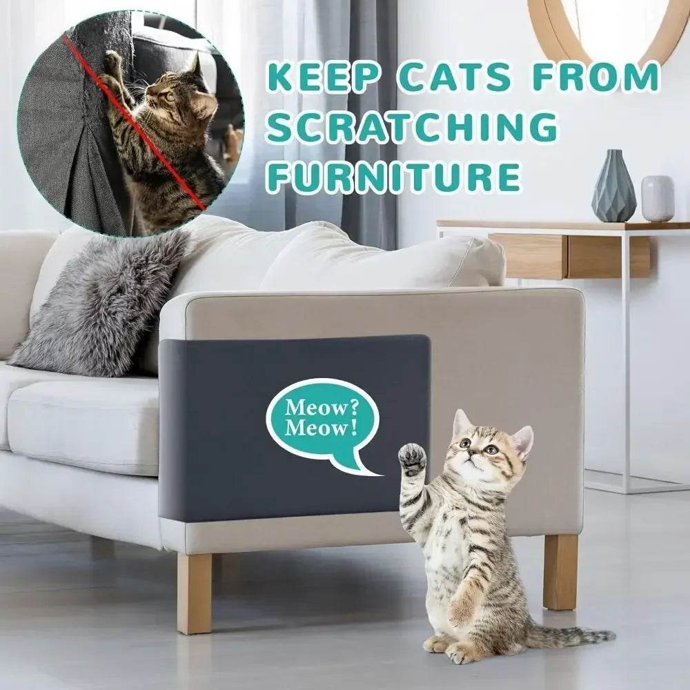 Tapis à gratter auto-adhésif pour chat, tapis à découper, poste à gratter pour chat, Protection anti-rayures pour meubles de canapé - Animaleriex