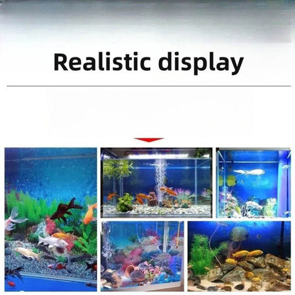 Autocollant 3D de fond d'aquarium, affiche de décoration d'aquarium, plantes d'océan, paysage Double face, accessoires d'ornement d'aquarium - Animaleriex