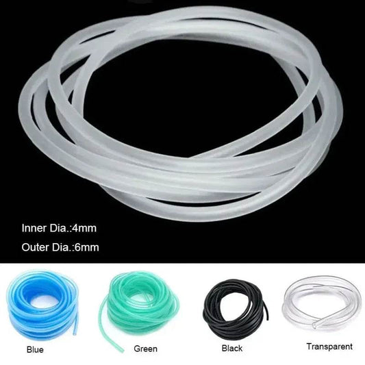 Tuyau de pompe à oxygène pour Aquarium, 4x6mm, 1m/3m/5m/10m, pierre à bulles d'air, Tube de pompe pour Aquarium, matériau de qualité alimentaire - Animaleriex
