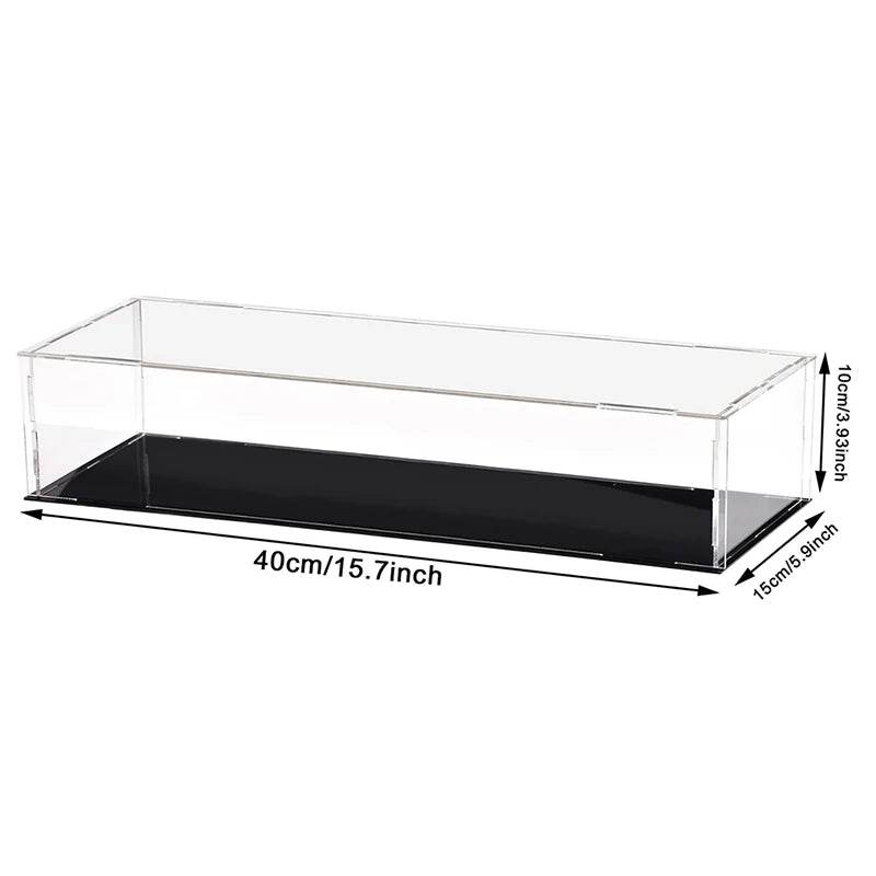 Présentoir en acrylique transparent, anti-poussière, jouet, voiture, camions, fourgonnettes, boîte de modèle, Collection, rangement, comptoir, boîte d'exposition - Animaleriex