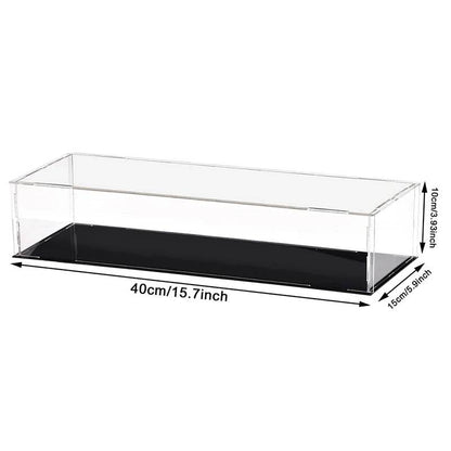Présentoir en acrylique transparent, anti-poussière, jouet, voiture, camions, fourgonnettes, boîte de modèle, Collection, rangement, comptoir, boîte d'exposition - Animaleriex