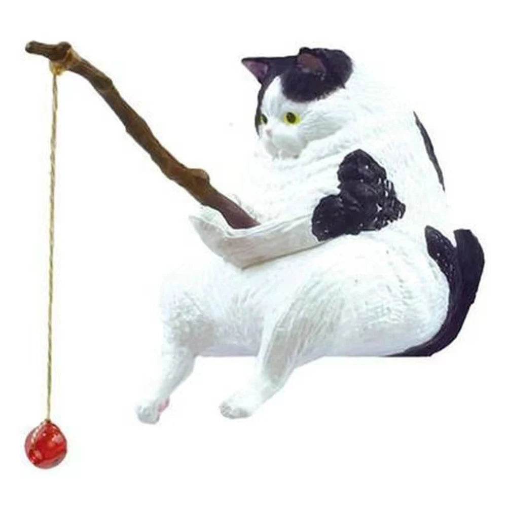 Décoration d'aquarium de pêche pour chat, 1 pièce, Statues d'aménagement paysager, affichage, décorations suspendues pour chat de pêche - Animaleriex