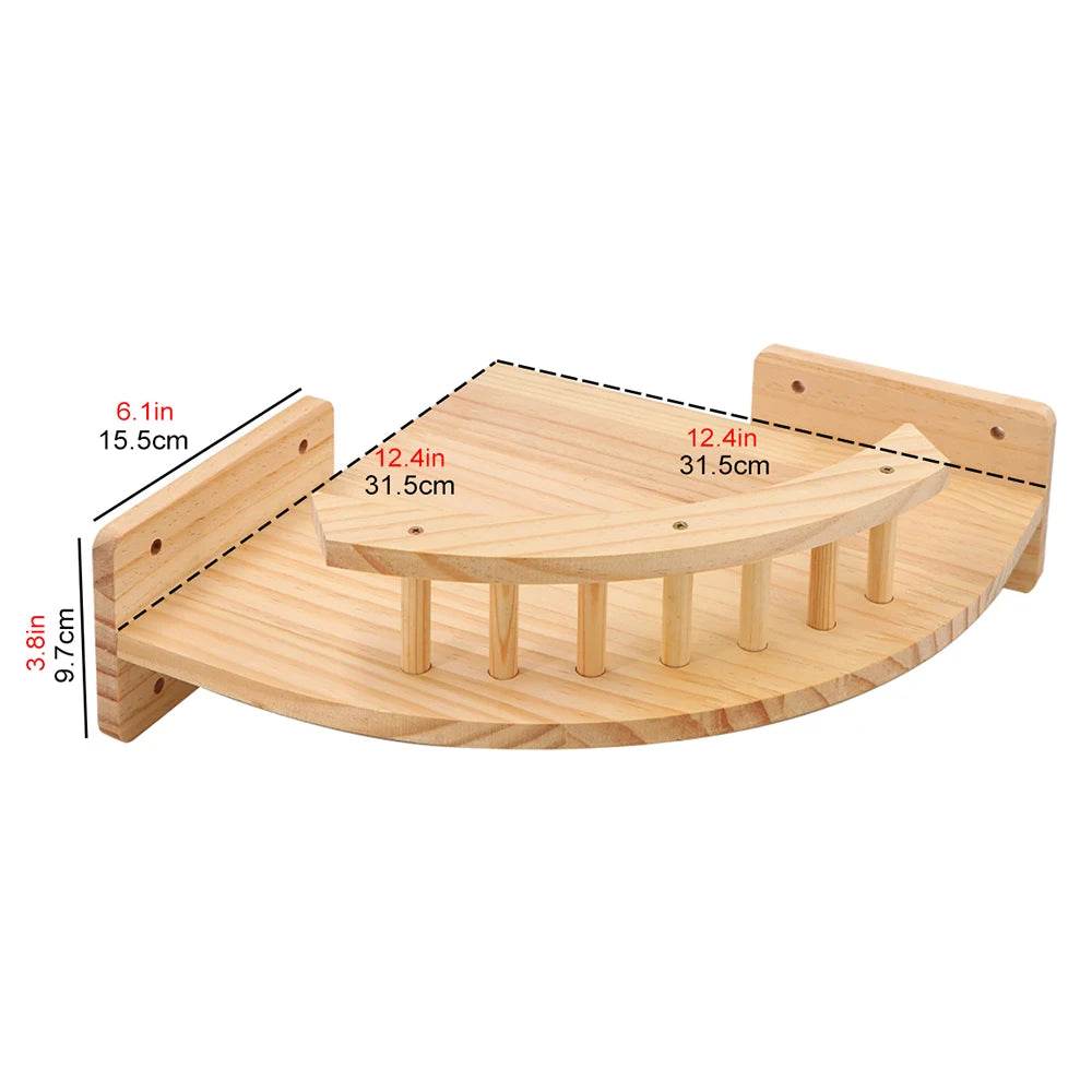 Corde d'escalade murale pour chat, 1 pièce, pédales en bois massif et corde en Sisal, entraînement des chatons, meulage des griffes, meubles d'intérieur pour chat - Animaleriex