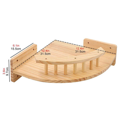 Corde d'escalade murale pour chat, 1 pièce, pédales en bois massif et corde en Sisal, entraînement des chatons, meulage des griffes, meubles d'intérieur pour chat - Animaleriex