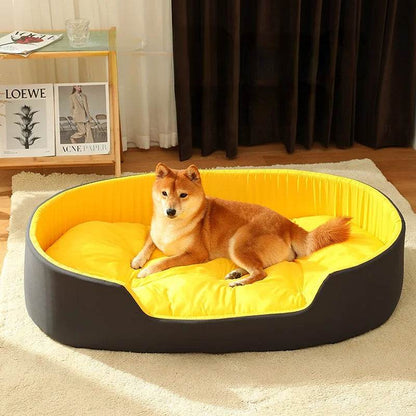 Lit pour chien chat chenil pour chien moyen canapé-lit coussin pour animal de compagnie apaisant lit pour chien maison fournitures pour animaux de compagnie accessoires quatre saisons universel - Animaleriex