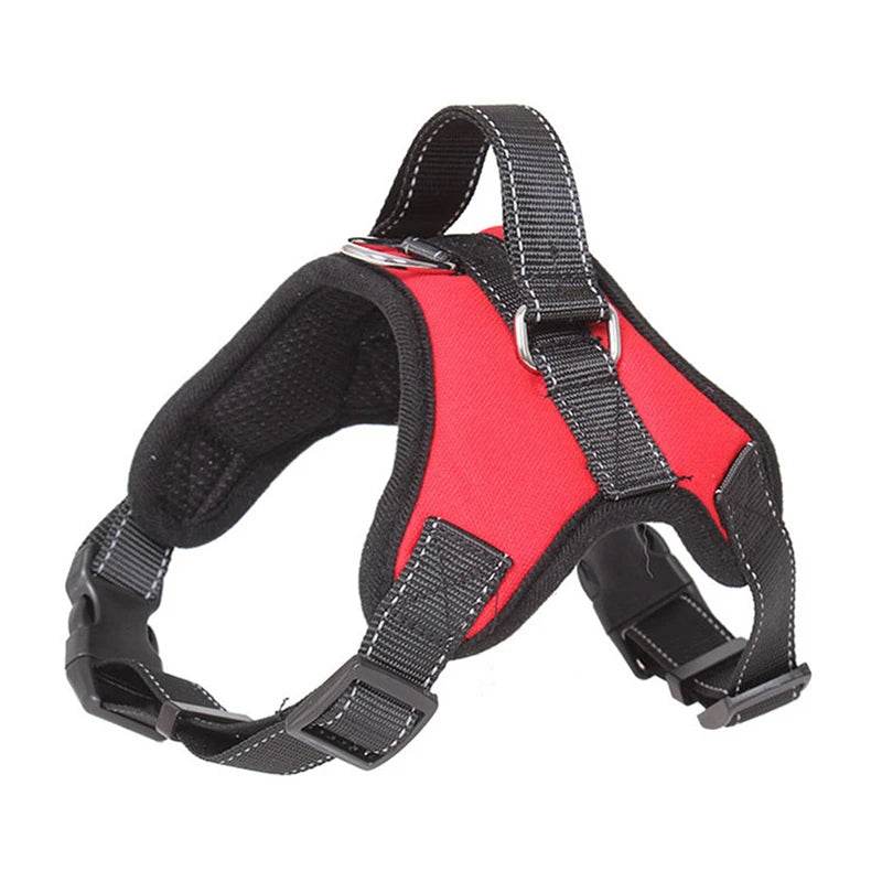 Harnais de selle réfléchissant pour chien, réglable, pour animaux de compagnie, sans traction, entraînement à la marche, pour petits, moyens et grands chiens, sangle de poitrine, produit - Animaleriex