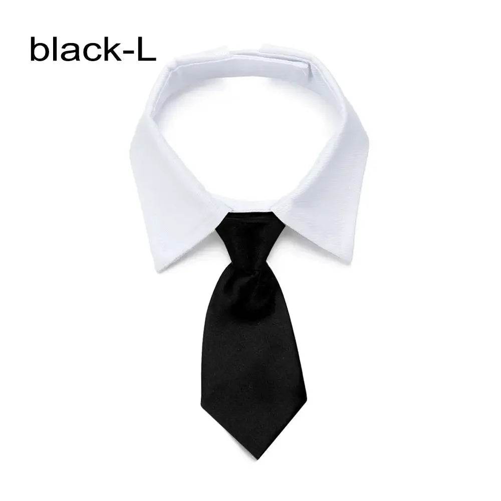 Cravate formelle pour chien et chat, nœud papillon de smoking, collier noir et rouge pour chien et chat, accessoires pour animaux de compagnie, pour mariage, vacances et cadeau de fête - Animaleriex