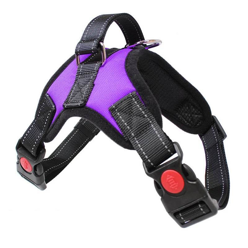 Harnais de selle réfléchissant pour chien, réglable, pour animaux de compagnie, sans traction, entraînement à la marche, pour petits, moyens et grands chiens, sangle de poitrine, produit - Animaleriex