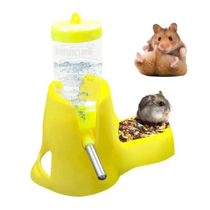 Distributeur d'eau pour Hamster, distributeur automatique pour petits animaux, bouteille d'eau potable, bols, plat avec récipient de nourriture pour cochon d'inde, Rat - Animaleriex