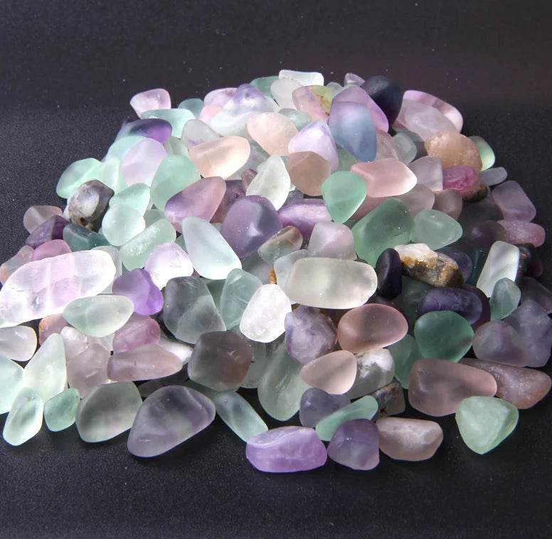 Pierres naturelles cristaux de gravier puce minerai de Quartz minéraux Reiki guérison Agates roulées spécimen maison Aquarium Aquarium décoration - Animaleriex