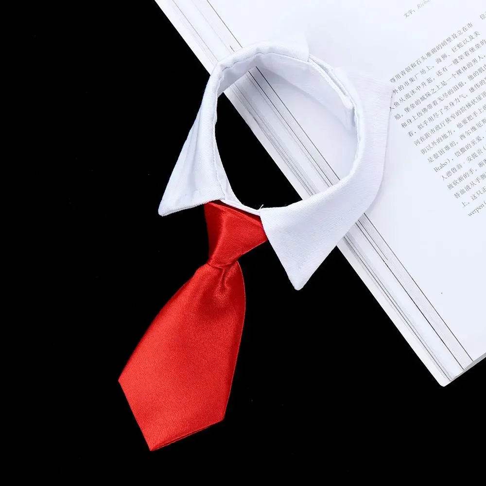 Cravate formelle pour chien et chat, nœud papillon de smoking, collier noir et rouge pour chien et chat, accessoires pour animaux de compagnie, pour mariage, vacances et cadeau de fête - Animaleriex