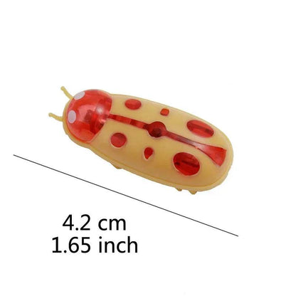 Insectes électriques amusants, jouet herbe-aux-chats, Tunnel automatique, Mini Robot, Vibration, jouets insectes pour chats, à piles, cafard, coccinelle - Animaleriex