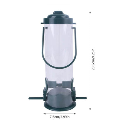Mangeoire pour oiseaux à trous multiples outil d'alimentation automatique des pieds mangeoire pour oiseaux pour animaux de compagnie distributeur de nourriture pour animaux de compagnie suspendu en plein air pour animaux volants - Animaleriex