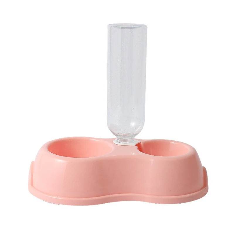Bol pour chat chaud bol pour chien boire et nourrir automatiquement un double bol bol de nourriture pour chat bol à boire fournitures pour animaux de compagnie - Animaleriex
