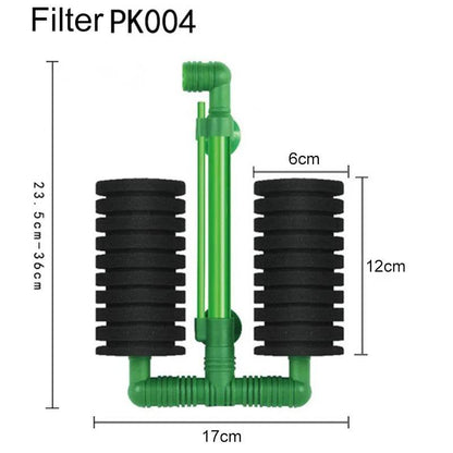 Filtre d'aquarium pour Aquarium réservoir de poissons pompe à Air écumeur filtre éponge biochimique Aquarium Bio filtre Filtro Aquario pratique - Animaleriex