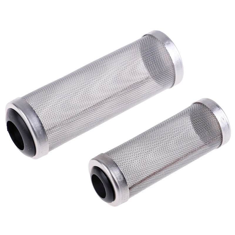 Filtre d'entrée d'aquarium 12/16mm, filet à mailles en acier inoxydable, accessoires de filtre de réservoir de poisson, filtre d'admission, couvercle de préfiltre - Animaleriex