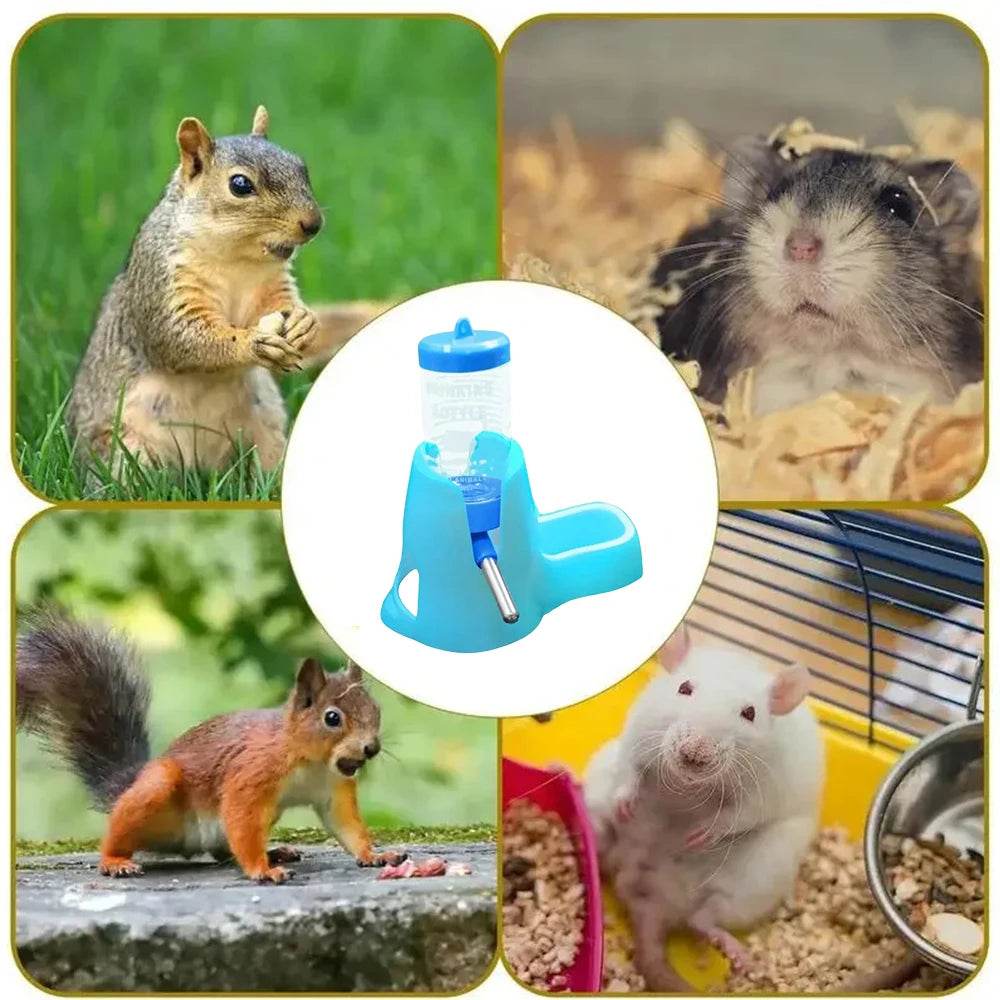 Distributeur d'eau pour Hamster, distributeur automatique pour petits animaux, bouteille d'eau potable, bols, plat avec récipient de nourriture pour cochon d'inde, Rat - Animaleriex