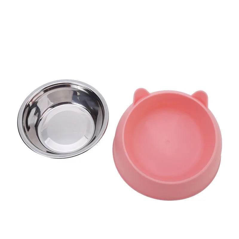 Bol pour chien et chat de 100ML, surélevé à 15 degrés, Base antidérapante pour chiot, nourriture pour chat, distributeur d'eau potable, protection inclinable du cou, accessoires pour animaux de compagnie - Animaleriex