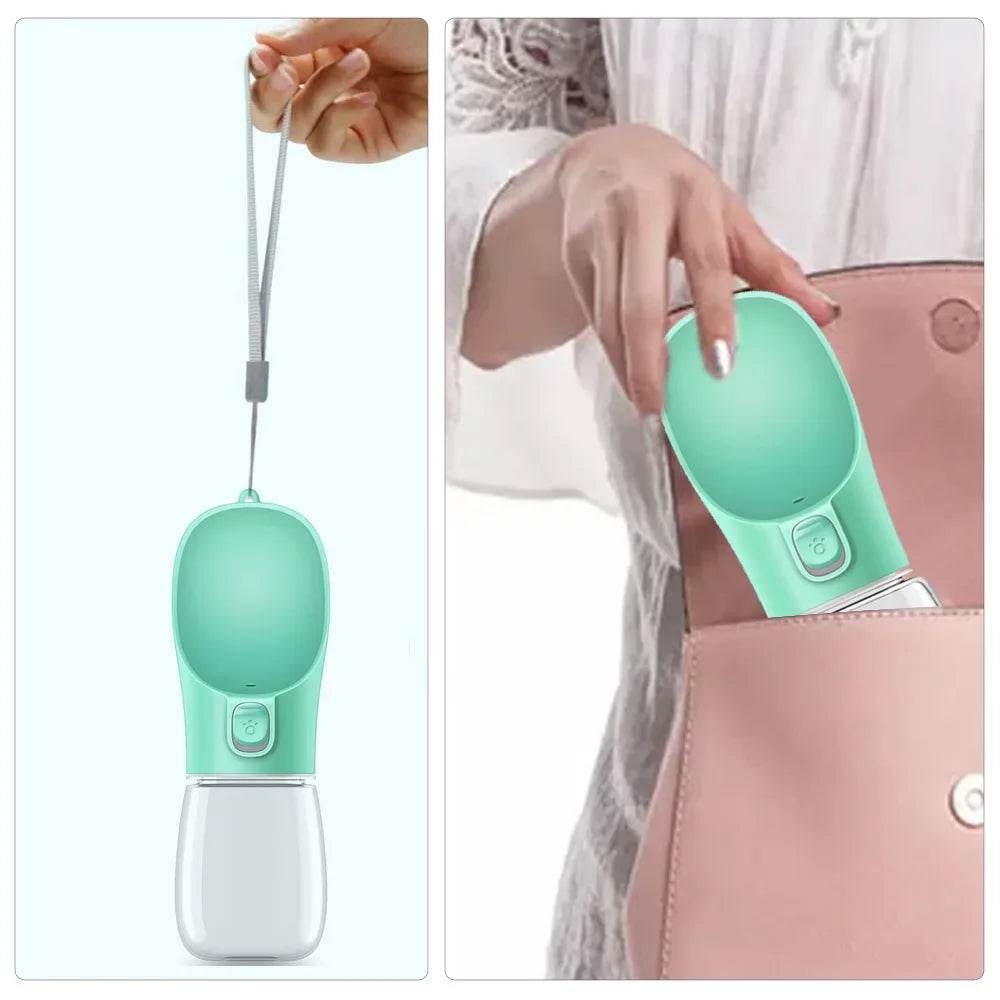 Bouteille d'eau Portable pour chien, récipient de nourriture et d'eau pour chien, bol d'alimentation pour animaux de compagnie, bols à boire de voyage en plein air, distributeur d'eau - Animaleriex