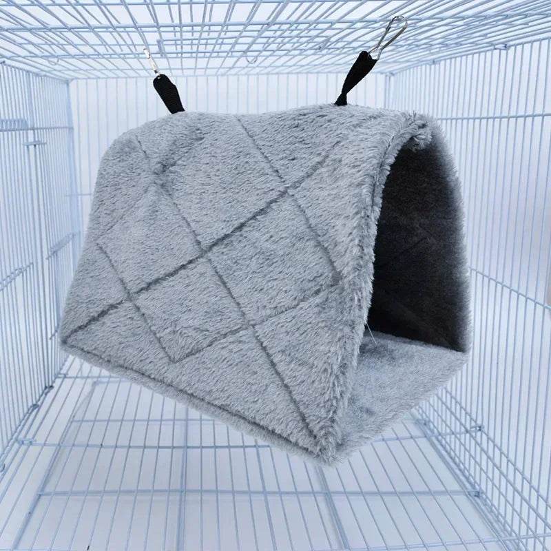 Cages à perroquets pour oiseaux de compagnie, hamac chaud pour oiseaux, tente suspendue, lit pour oiseaux endormis, accessoires de décoration, maison pour oiseaux, nid d'oiseau - Animaleriex