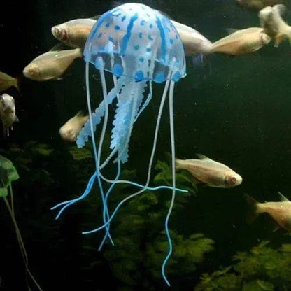 Aquarium artificiel lumineux, poisson-lion, paysage en Silicone, faux poisson flottant, lueur dans la nuit, ornement, décoration de la maison - Animaleriex