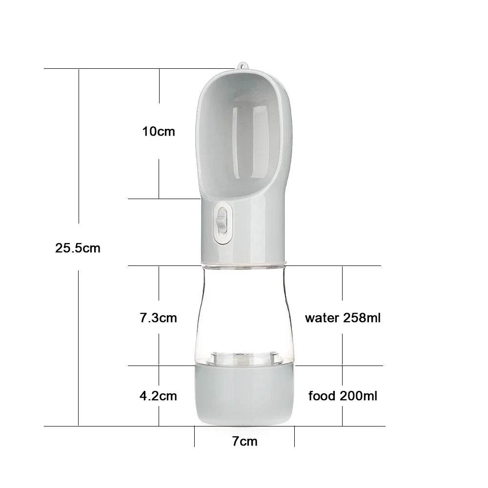 Bouteille d'eau Portable pour chien, récipient de nourriture et d'eau pour chien, bol d'alimentation pour animaux de compagnie, bols à boire de voyage en plein air, distributeur d'eau - Animaleriex