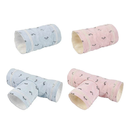 Tube Tunnel pour cochon d'inde, Chinchilla, hérissons, Rats hollandais, Hamsters, Cage, accessoires, Dragon barbu, petit Animal, jouet de lit pour animaux de compagnie - Animaleriex