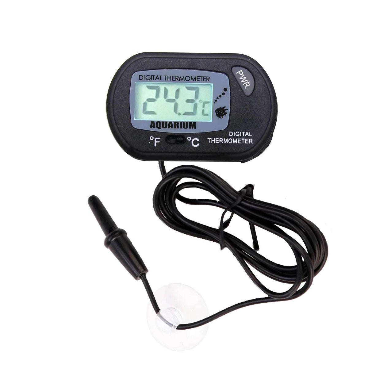 -50-70 ℃/-58-158 °F Mini affichage numérique électronique thermomètre pour aquarium boîte pour animaux de compagnie aquatique Reptile tortue thermomètre avec sonde - Animaleriex