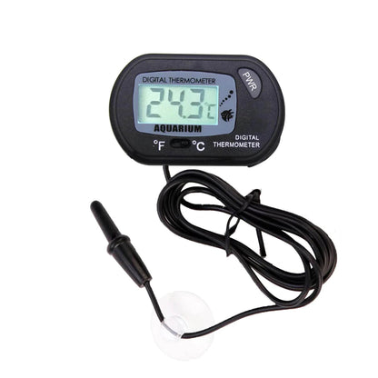 -50-70 ℃/-58-158 °F Mini affichage numérique électronique thermomètre pour aquarium boîte pour animaux de compagnie aquatique Reptile tortue thermomètre avec sonde - Animaleriex