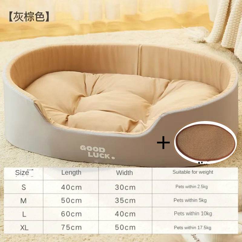Lit pour chien chat chenil pour chien moyen canapé-lit coussin pour animal de compagnie apaisant lit pour chien maison fournitures pour animaux de compagnie accessoires quatre saisons universel - Animaleriex