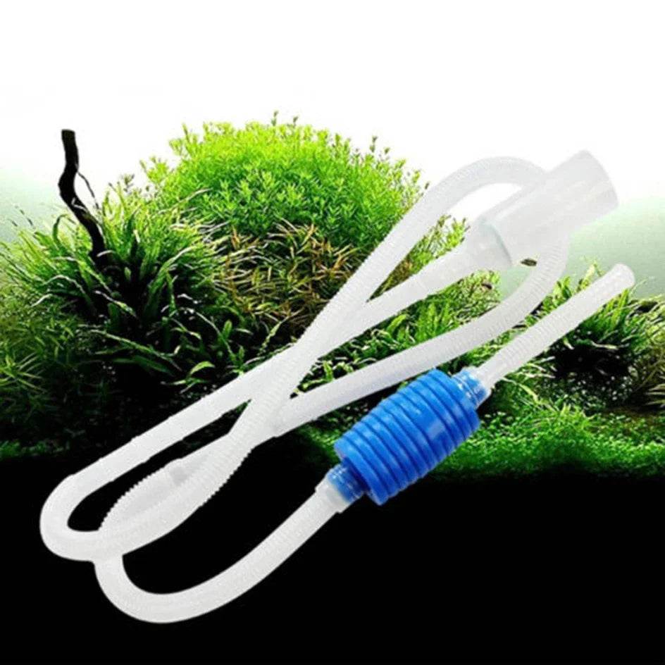 Siphon d'aquarium, pompe d'aspirateur, accessoires Acuario, changeur d'eau semi-automatique, filtre à eau de gravier - Animaleriex