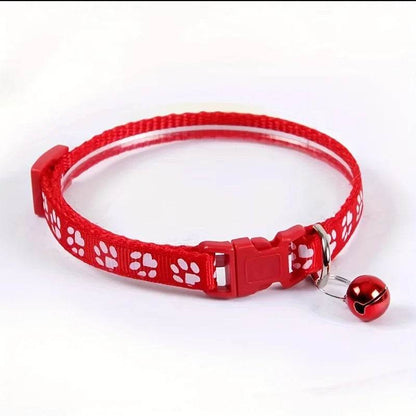 Collier pour animaux de compagnie à la mode, motif coloré, cloche mignonne, colliers réglables pour chats chaton, anneau DIY, accessoires pour animaux de compagnie - Animaleriex