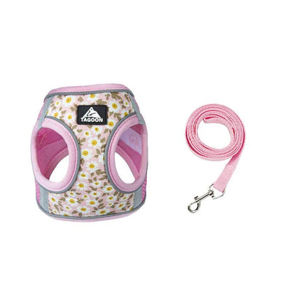 Harnais et laisse en maille de Nylon pour chat, respirant, pour chaton, petit chien, chiot, bouledogue français, Chihuahua, carlin - Animaleriex