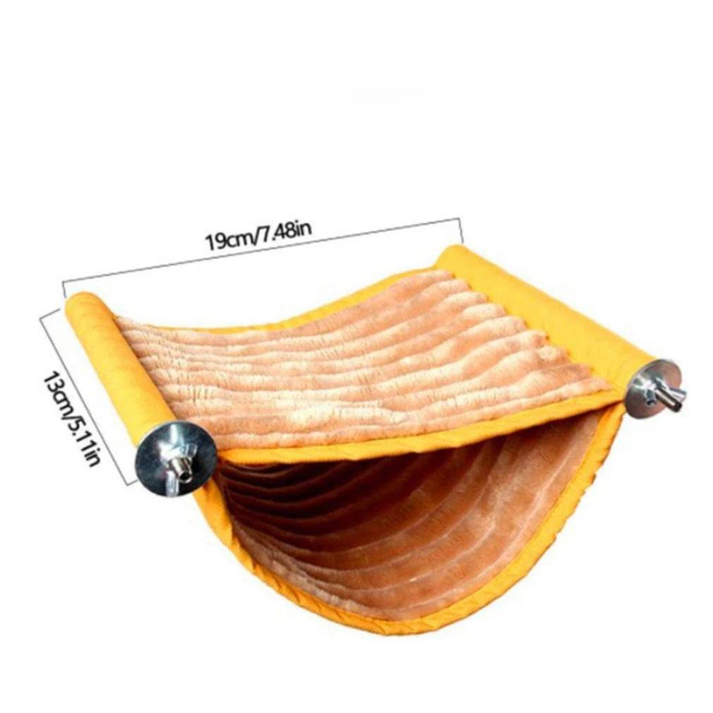 Hamac suspendu pour animaux de compagnie, lit nid chaud, maison pour perroquets, Cage à oiseaux amovible et lavable, perchoir pour Hamster Lovebird - Animaleriex