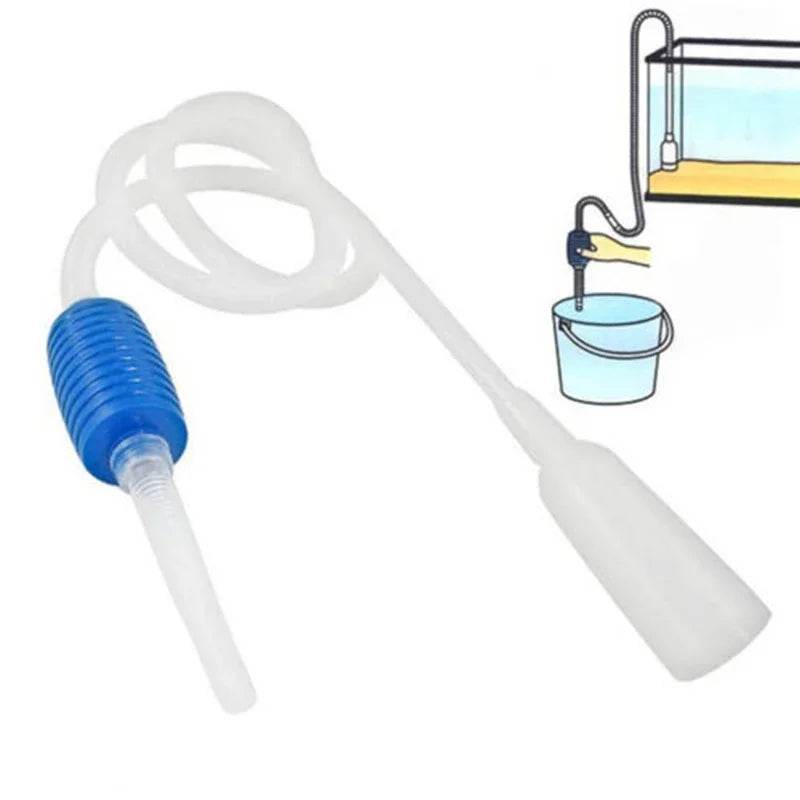 Siphon d'aquarium, pompe d'aspirateur, accessoires Acuario, changeur d'eau semi-automatique, filtre à eau de gravier - Animaleriex