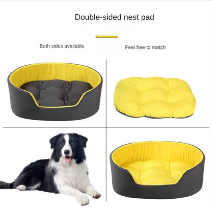 Lit pour chien chat chenil pour chien moyen canapé-lit coussin pour animal de compagnie apaisant lit pour chien maison fournitures pour animaux de compagnie accessoires quatre saisons universel - Animaleriex