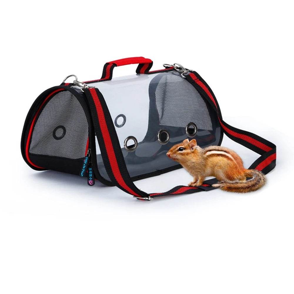 Cage de Transport pour oiseaux, transporteur de voyage avec perche, espace respirant, sac à dos de sortie pour perroquet, sac multifonctionnel pour oiseaux en plein air - Animaleriex