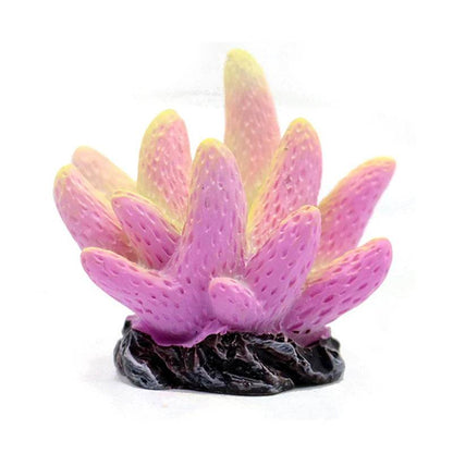Décoration d'aquarium de corail artificiel, émule d'étoile de mer, décoration de paysage de récif en résine, décoration de table artisanale - Animaleriex