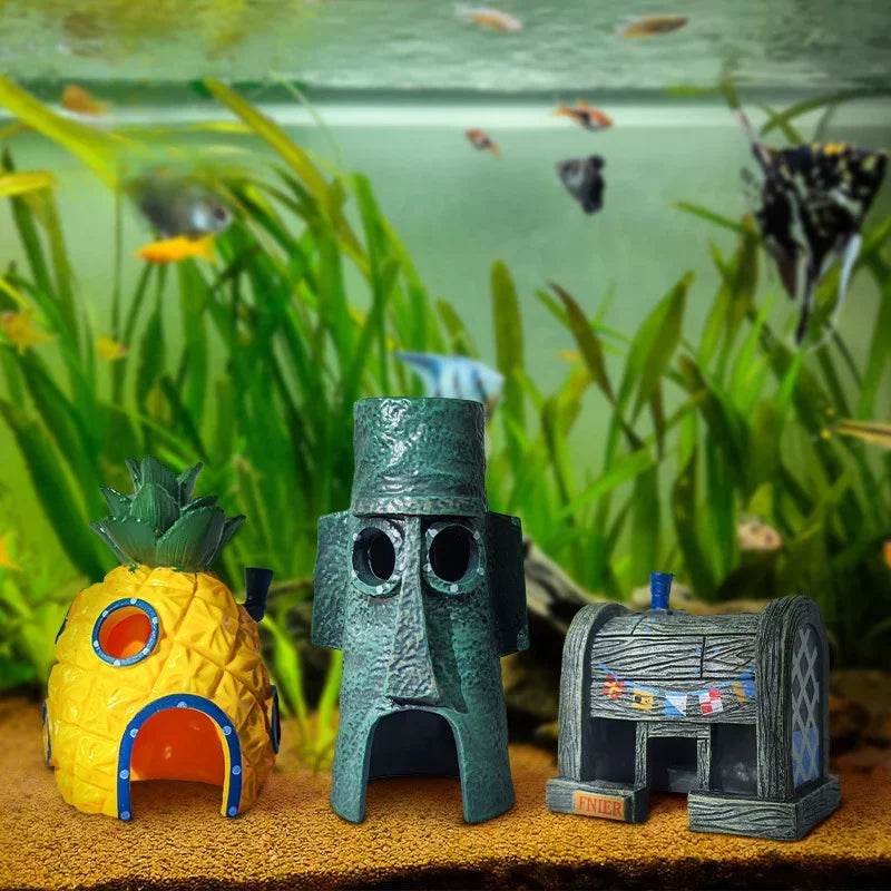 Aquarium décoratif paysage accessoires Aquariums décoration grands Aquariums acryliques et Aquariums accessoires miroir marbre - Animaleriex