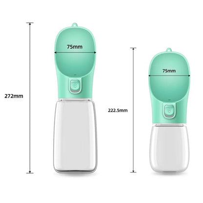 Bouteille d'eau Portable pour chien, récipient de nourriture et d'eau pour chien, bol d'alimentation pour animaux de compagnie, bols à boire de voyage en plein air, distributeur d'eau - Animaleriex
