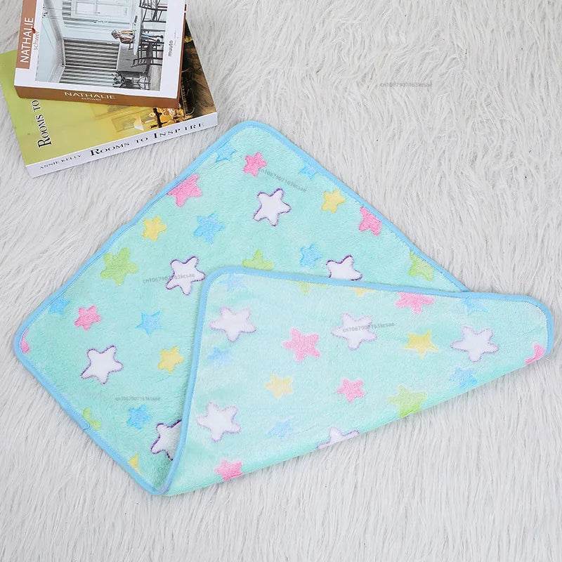 Tapis de sommeil doux pour Hamster, tapis de pipi pour animaux de compagnie, chiot, chaton, couverture de lit, cochon d'inde, tapis en peluche, lit pour petits animaux, lapin, Hamster - Animaleriex