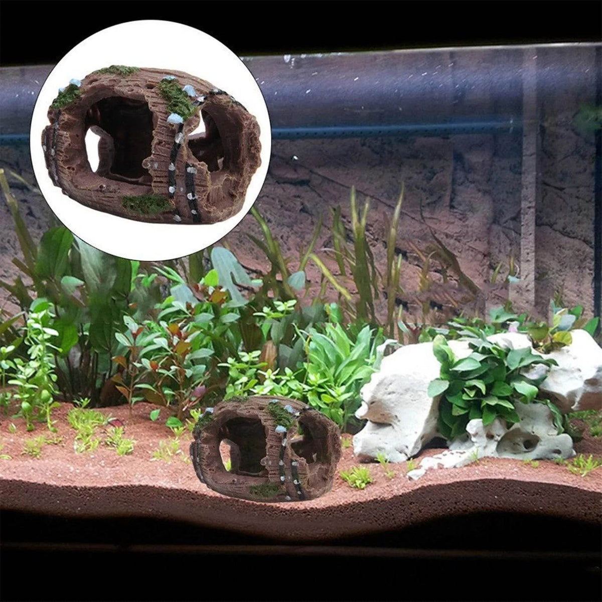Pont artificiel en résine pour Aquarium, décoration de paysage, accessoires d'équipement d'aquarium, ornement de grotte, poissons aquatiques pour animaux de compagnie - Animaleriex