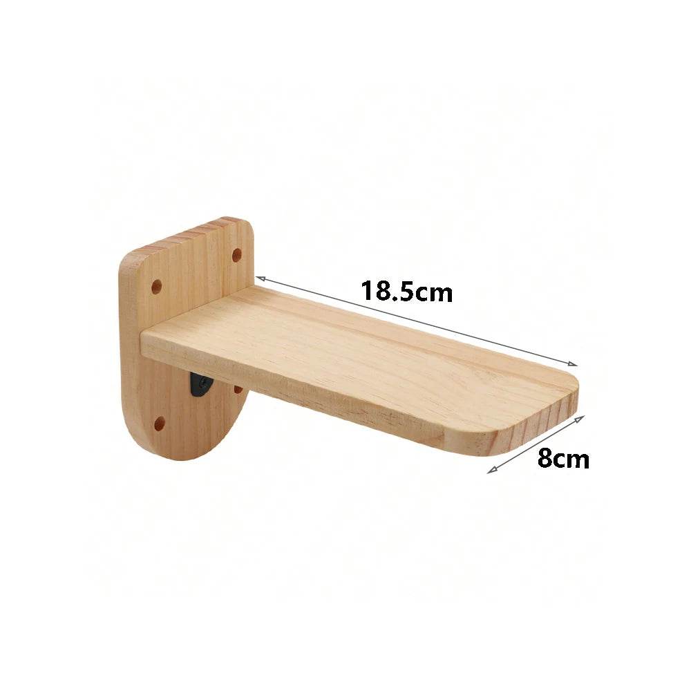 Corde d'escalade murale pour chat, 1 pièce, pédales en bois massif et corde en Sisal, entraînement des chatons, meulage des griffes, meubles d'intérieur pour chat - Animaleriex