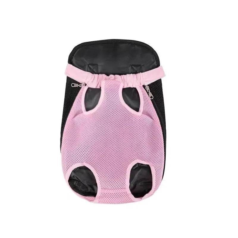 Sac à dos de poitrine réglable pour chat de compagnie, 1 pièce, pour le transport en plein air, maille de Ventilation pour randonnée, Camping, voyages, sac à bandoulière en petit - Animaleriex