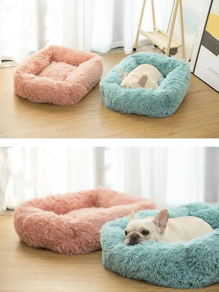 Lit rectangulaire en peluche pour chien, tapis chaud d'hiver, petit, moyen et grand animal de compagnie, lit pour chien, chenil, chiot, coussin pour chat, accessoires de canapé - Animaleriex