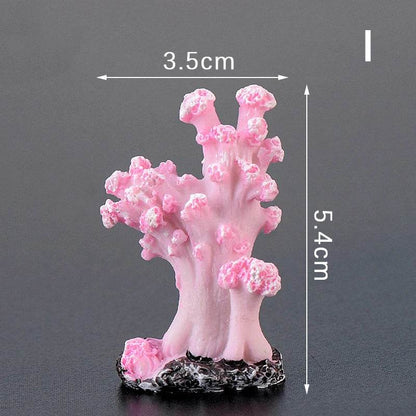 Décoration d'aquarium de corail artificiel, émule d'étoile de mer, décoration de paysage de récif en résine, décoration de table artisanale - Animaleriex