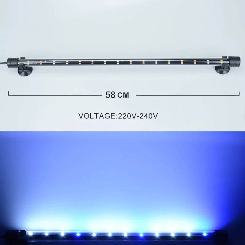 14-58CM lumière d'aquarium réservoir de poisson lampe de lumière Submersible étanche sous-marine lumières LED éclairage d'aquarium - Animaleriex