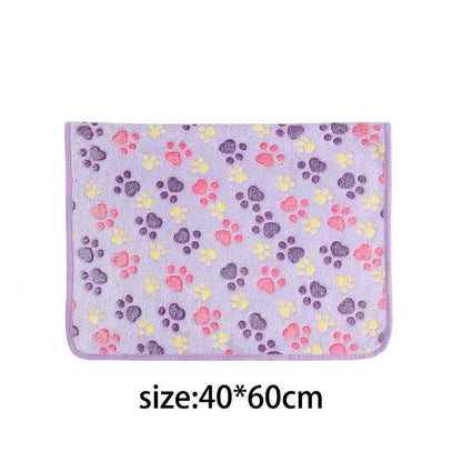 Couverture chaude d'hiver pour animaux de compagnie, 40x60cm, pour chien, mignonne, chaude et confortable, coussin pour chat et chien, fournitures pour animaux de compagnie - Animaleriex